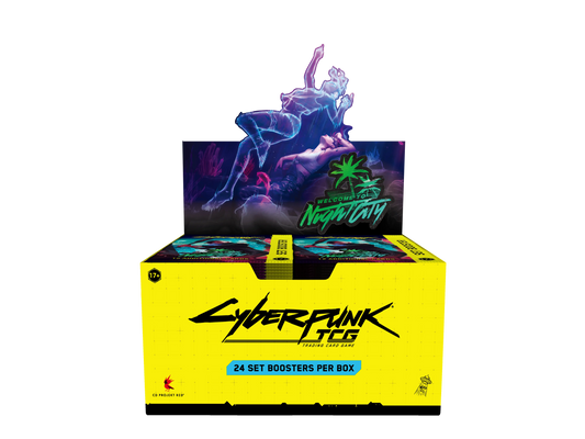 Cyberpunk TCG Welcome To Night City Booster Display DAESU CARDS